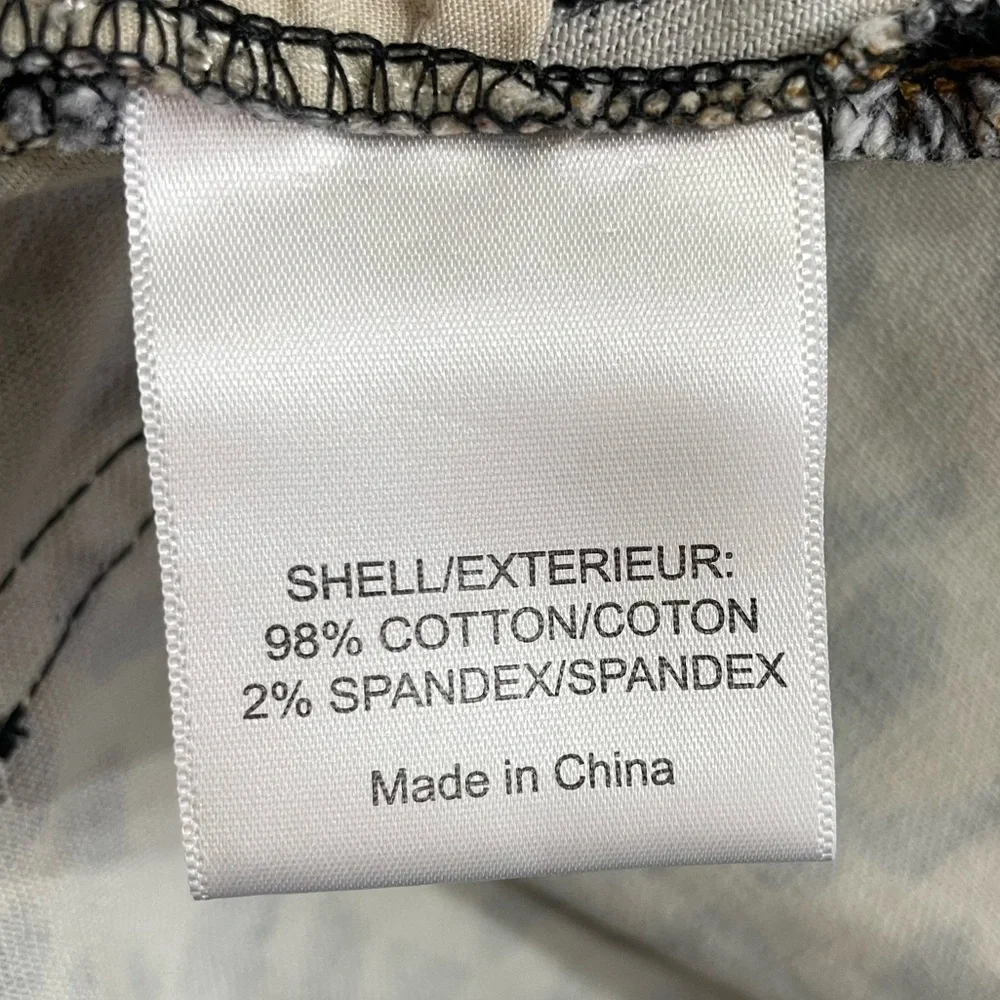 Tory Burch Leopard Print Super Skinny Jeans Size 27 - Picture 7 of 11